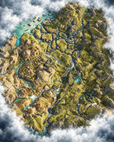 Heart of the Plains region on the Avatar map of Pandora