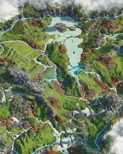 Upper Plains region on the Avatar map of Pandora